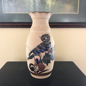 Vintage Tonala Sandstone Mexican Pottery Vase